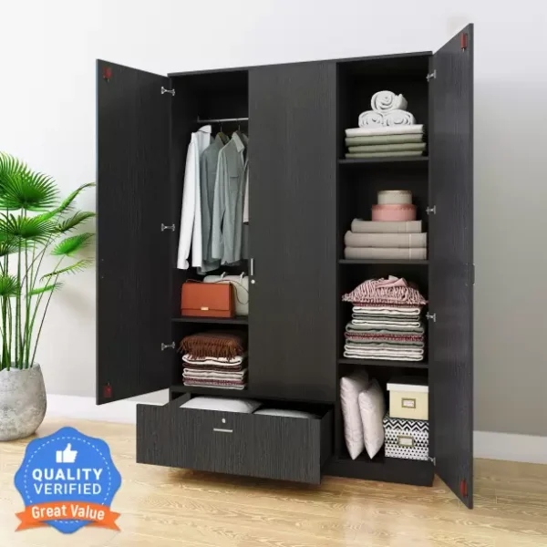 Perfect Homes Engineered Wood Door Wardrobe
