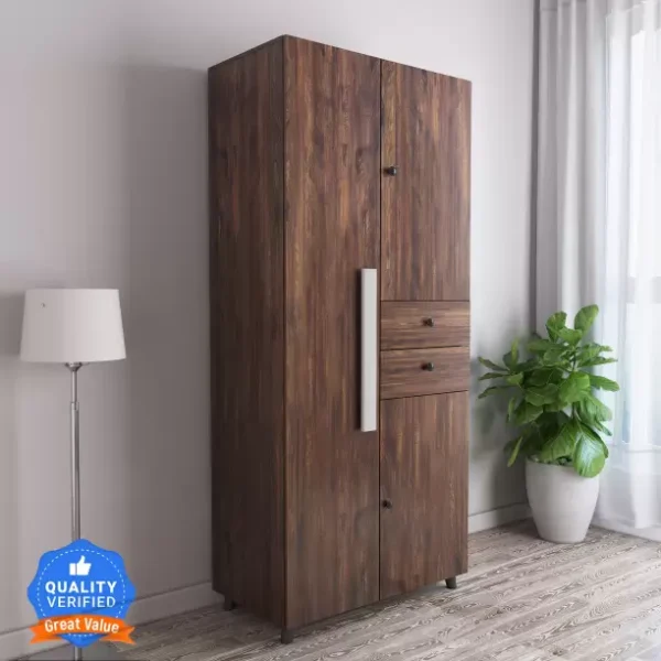 Perfect Homes Engineered Wood Door Wardrobe