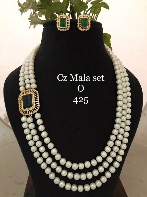 Pearls Mala Set Jewelry