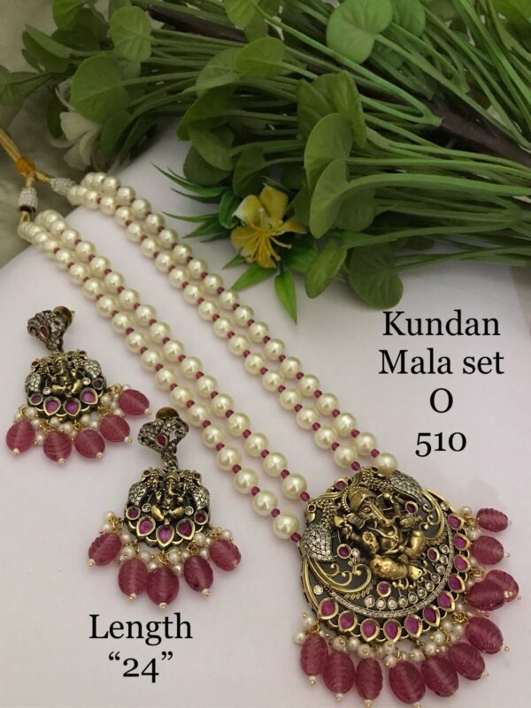 Pearls Mala Set Jewelry