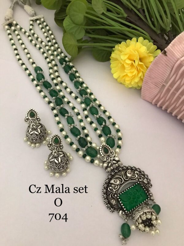 Pearls Mala Set Jewelry