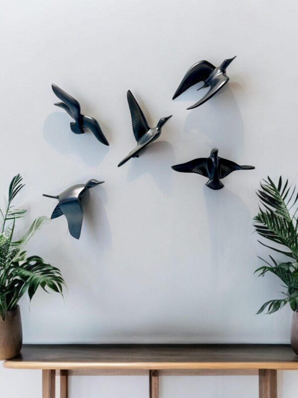 JYOTT Wall Art | Floral Wooden Bird Decor | Nature-Inspired Wall Hanging for Living Room, Bedroom & Office | Wall Art | Wall Art & Paintings - Image 2