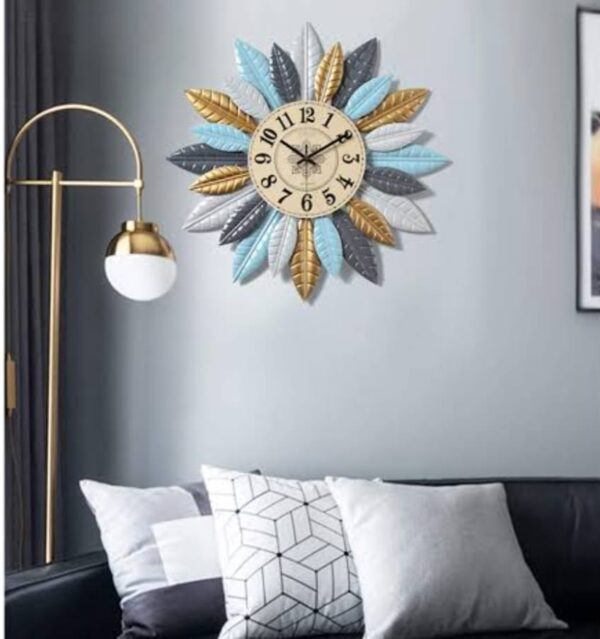 JYOTT Stylish Luxury Designer Antique Analog Timepiece for Home, Office, Living Room Bedroom Decoration Wall Clock for Living Room Home Cafe Floral Item | Watches | Wall Watches - Image 5