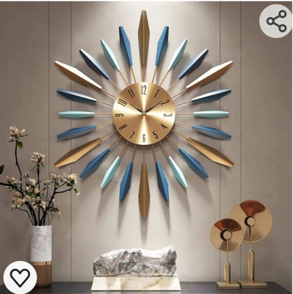 JYOTT Stylish Luxury Designer Antique Analog Timepiece for Home, Office, Living Room Bedroom Decoration Wall Clock for Living Room Home Cafe Floral Item | Watches | Wall Watches - Image 4