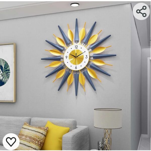JYOTT Stylish Luxury Designer Antique Analog Timepiece for Home, Office, Living Room Bedroom Decoration Wall Clock for Living Room Home Cafe Floral Item | Watches | Wall Watches - Image 3