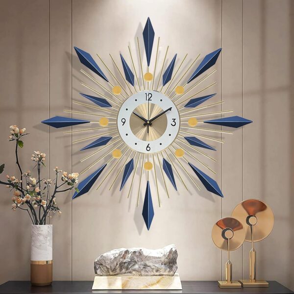 JYOTT Stylish Luxury Designer Antique Analog Timepiece for Home, Office, Living Room Bedroom Decoration Wall Clock for Living Room Home Cafe Floral Item | Watches | Wall Watches - Image 4