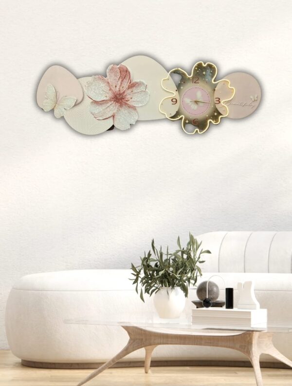 JYOTT Wall Art | Floral Wooden Bird Decor | Nature-Inspired Wall Hanging for Living Room, Bedroom & Office | Wall Art | Wall Art & Paintings - Image 4