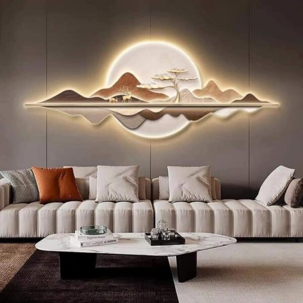 JYOTT Wall Decor Modern Wall Art Home Decor, Metal Wall Hanging Decoration for Living Room Office Bedroom Hotel | Wall Art & Paintings - Image 7