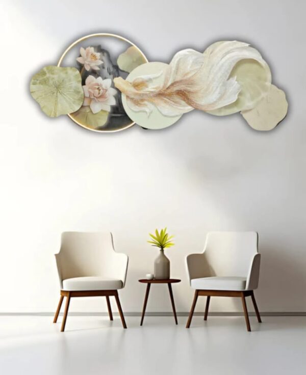 JYOTT Wall Decor Modern Wall Art Home Decor, Metal Wall Hanging Decoration for Living Room Office Bedroom Hotel | Wall Art & Paintings - Image 5