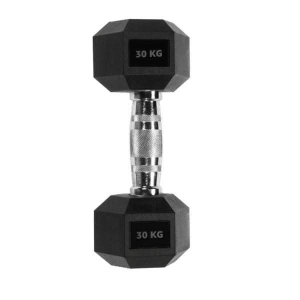 DRH-30 30 KG Rubber Coated Hexagon Dumbbells
