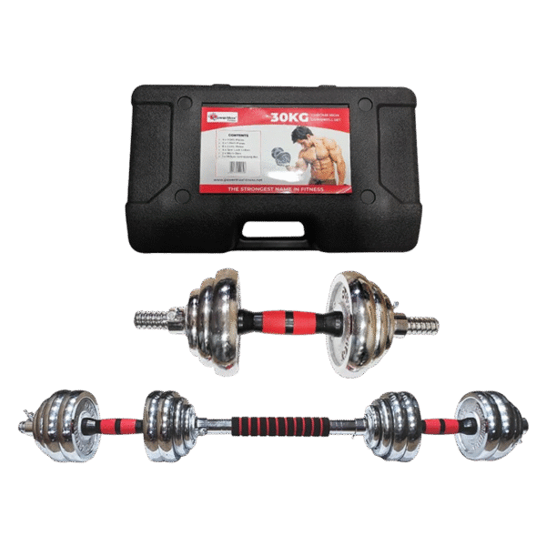 PDS-30C Chrome Iron Dumbbells Set
