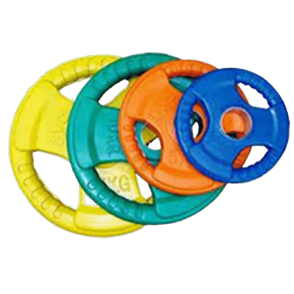 Rubber Coated Olympic (50mm) Plates – Coloured