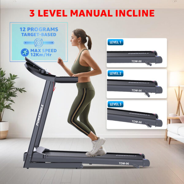 TDM-96® Motorized Treadmill with Bluetooth App