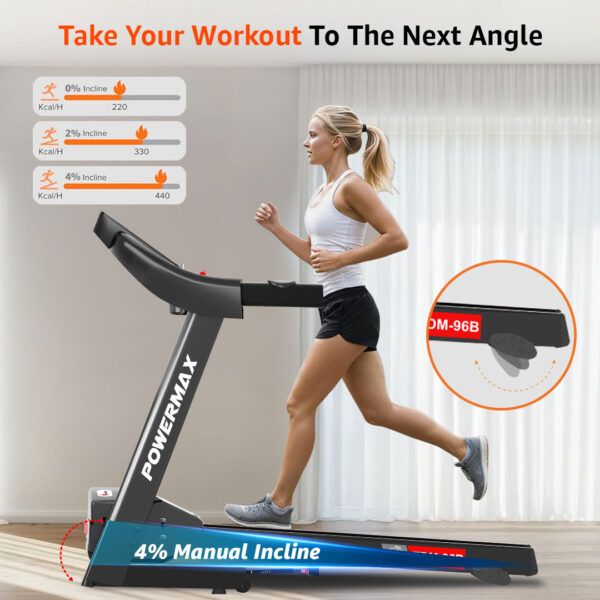 TDM-96B Motorized Treadmill with Bluetooth