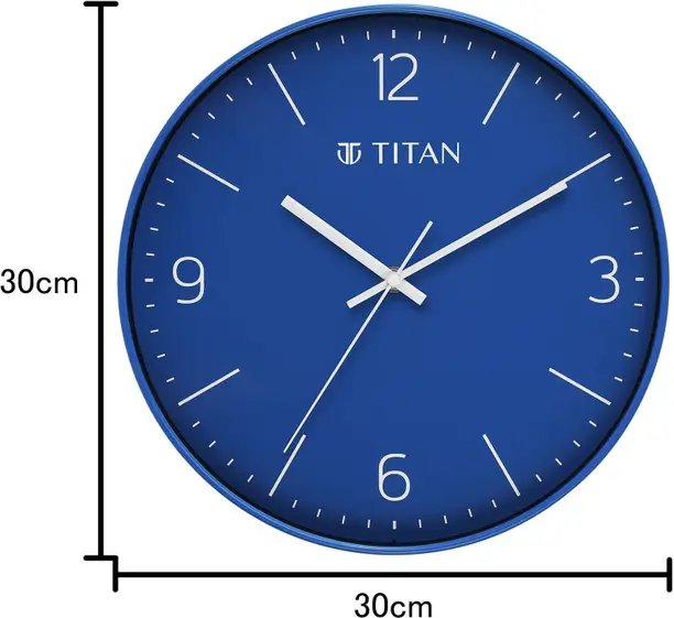 Titan Analog 30 cm X 30 cm Wall Clock