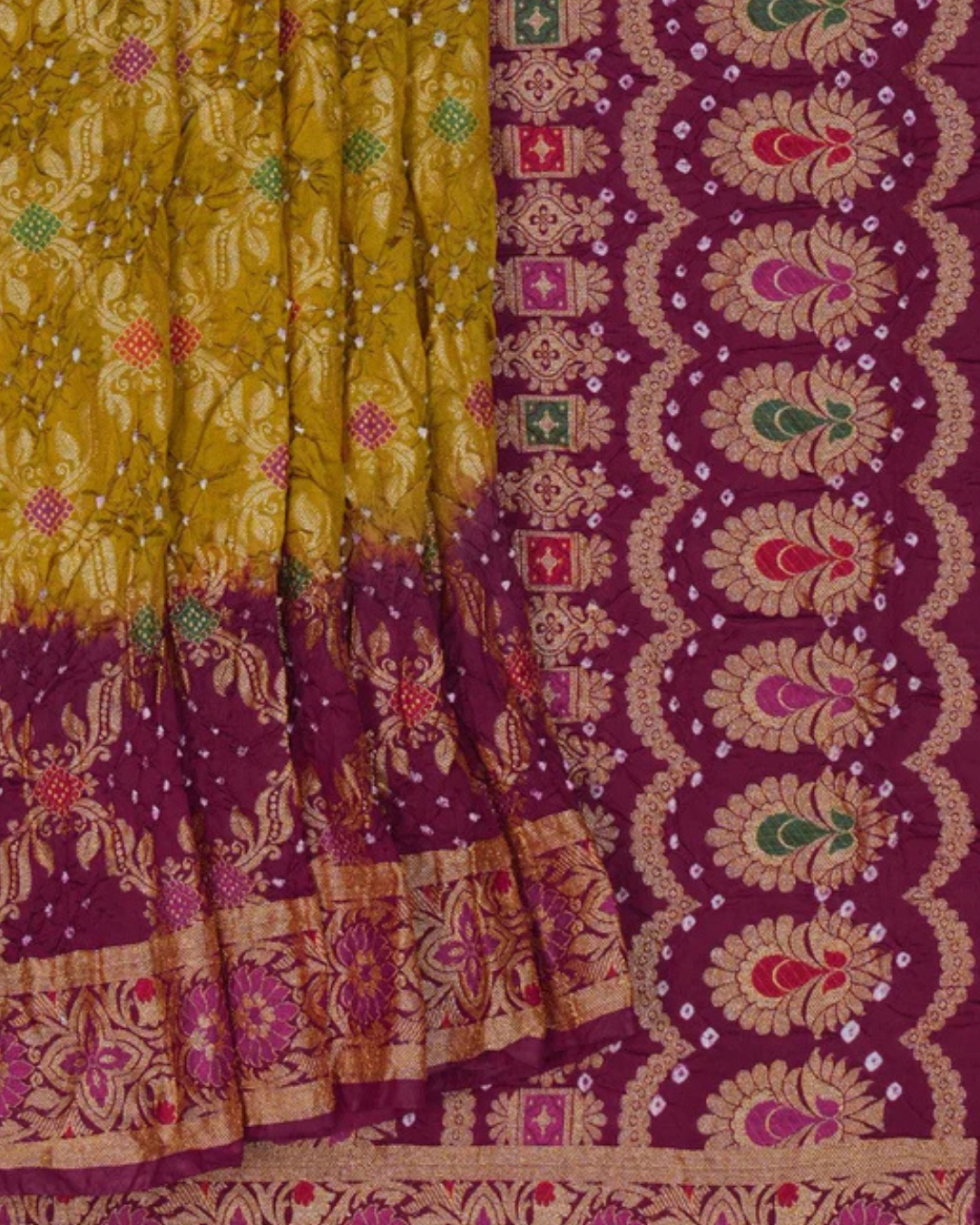 Bandhani/Bandhej Saree JYOTT