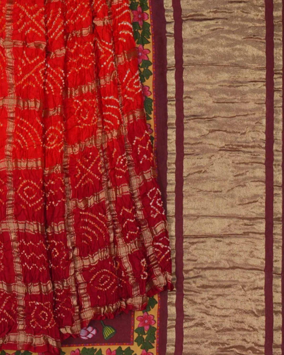 Bandhani/Bandhej Saree JYOTT