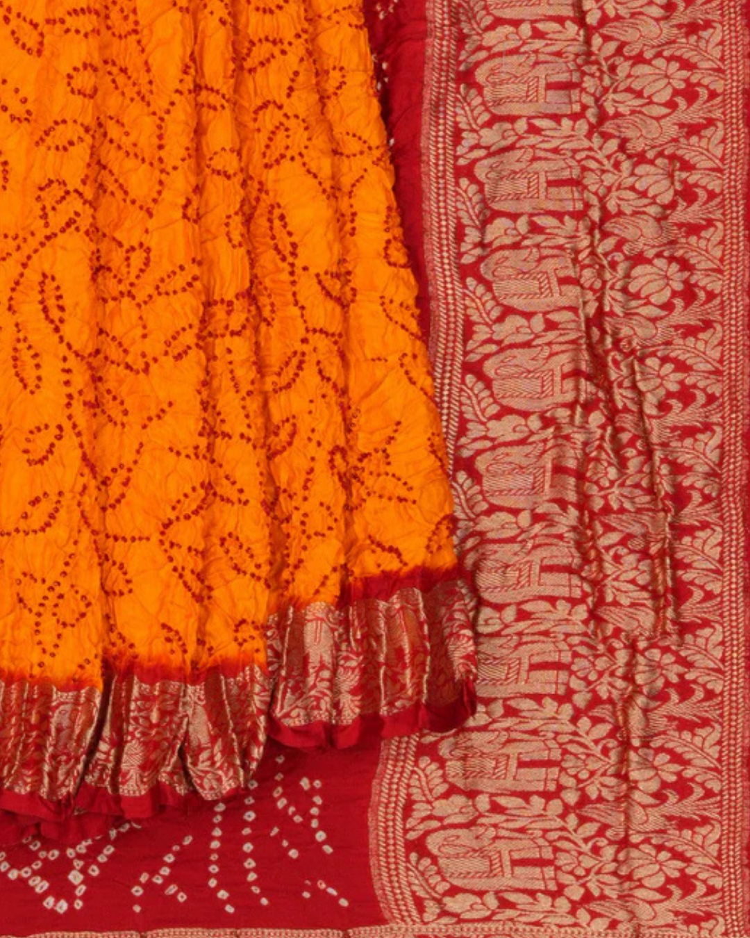 Bandhani/Bandhej Saree JYOTT