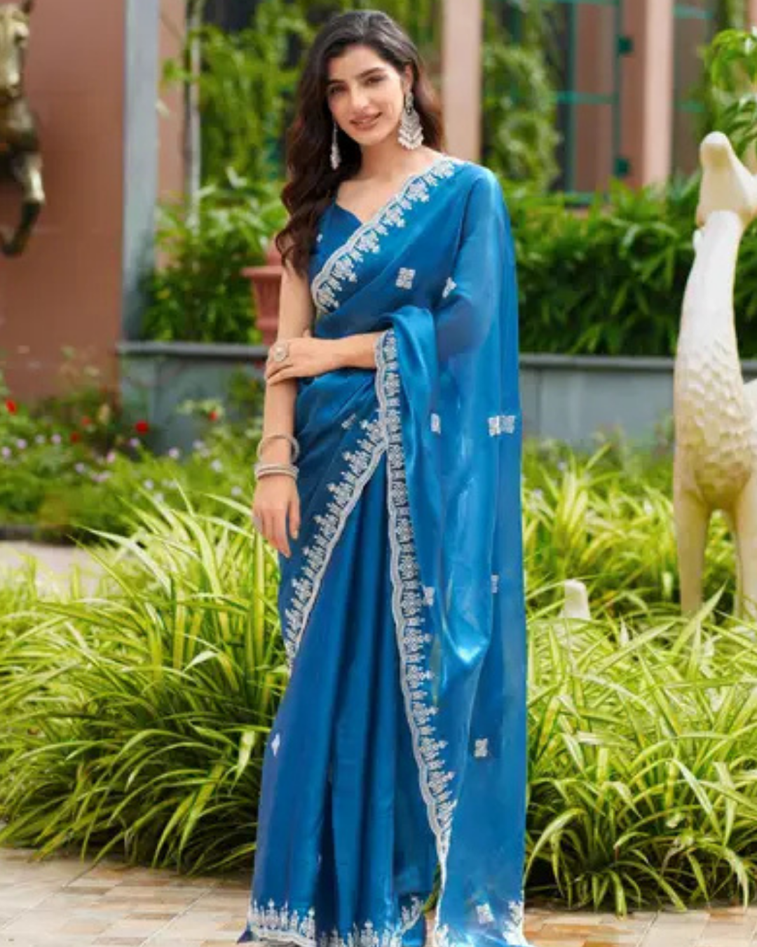 Party Wear | Work Color Saree JYOTT