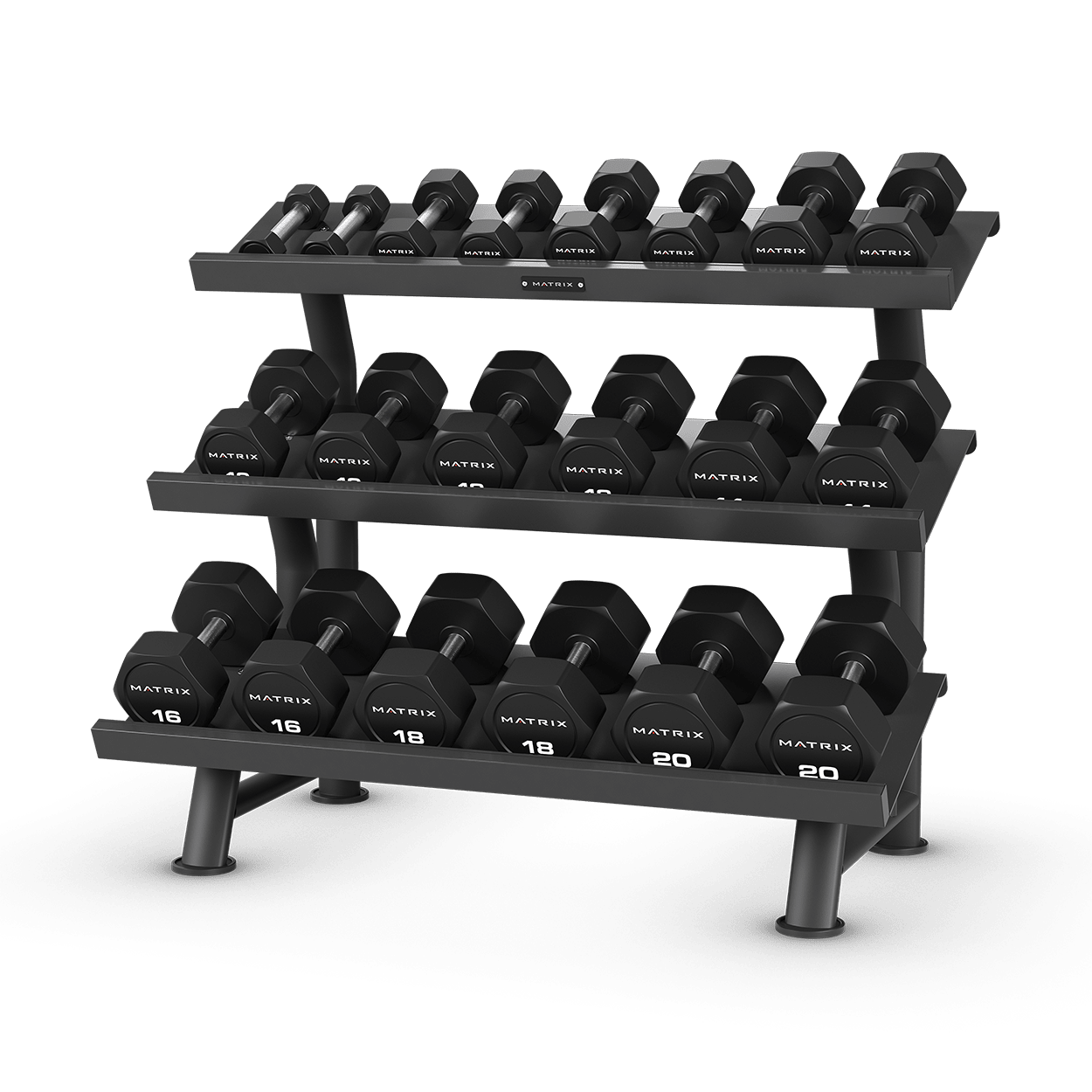 Xult Dumbbell Flat Rack - 10 Pair MAC-3T-DB-FT-RAC