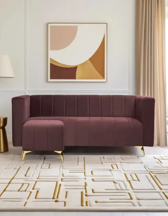 Seventh Heaven Tokyo Icon 4 Seater Sofa Plush Suede